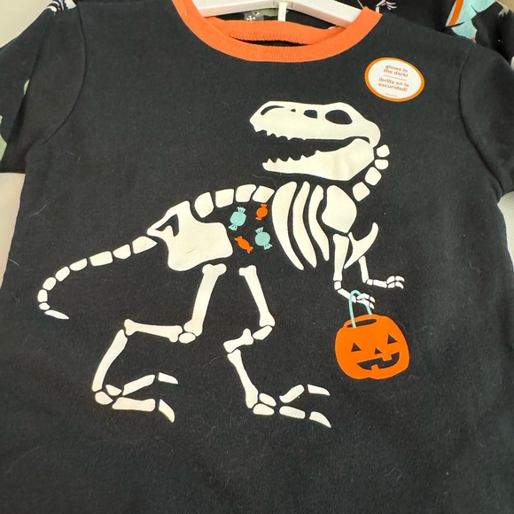 Carters Halloween dinosaur 4 pc pj set - Picture 4 of 12